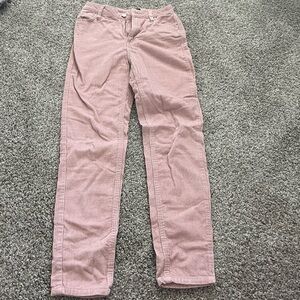 BDG urban outfitters pink mom rise corduroy pants size 24